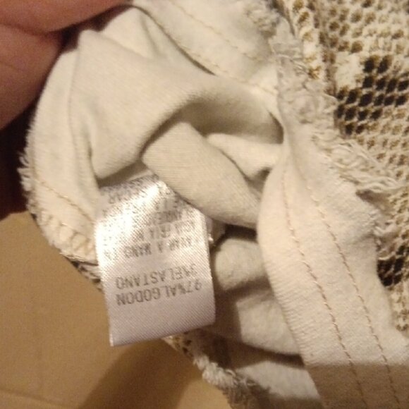 She + Sky Black and White Snake Print Jean Jacket - Picture 16 of 16